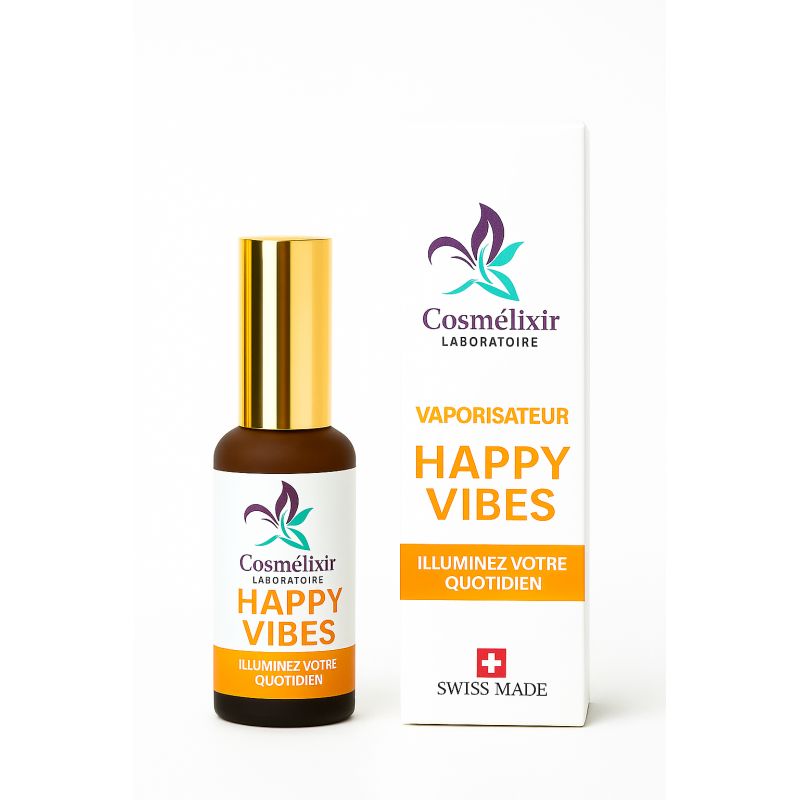 Vaporisateur Happy Vibes - Illuminez votre quotidien - 50ml - Cosmélixir