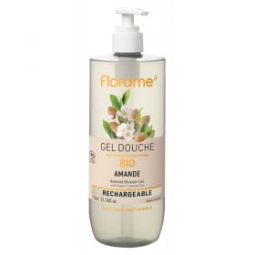 Bio-Duschgel mit ätherischen Ölen, nachfüllbar - Mandel - 750 ml - Florame