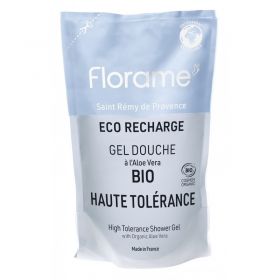 Gel doccia BIO Alta Tollerabilità – Formula minimalista e senza profumo – Eco-Ricarica 700 ml – Florame
