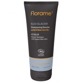 Bio-Duschgel für Männer, Körper & Haare - Gletscherblau - 200 ml - Florame