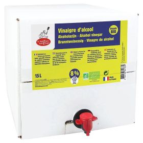 Aceto di alcool BIO, 8% - Bag-in-Box 15 litri - La Drogheria ecologica