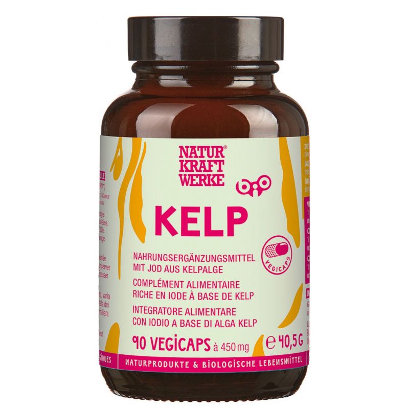 Bio-Kelp aus dem Nordatlantik - 90 Vegicaps à 450 mg - NaturKraftWerke