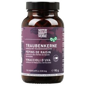 Pépins de raisin - 170 Vegicaps à 530 mg BIO - NaturKraftWerke