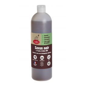 Sapone nero all'olio d'oliva bio (detergente multiuso concentrato) - 1 litro - La Droguerie Ecologique