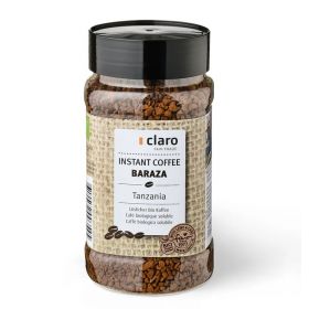 Baraza Bio-Löslichkaffee, gefriergetrockneter Instantkaffee - 100 g - Claro