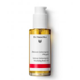 Dr. Hauschka Olio Corpo Limone Citronella - 75 ml - rassodante, vegan, certificato NATRUE, tutti i tipi di pelle
