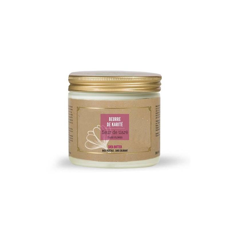 Burro di karité Marius Fabre - 100 ml - cura corpo e labbra, profumo di tiaré, vasetto in vetro