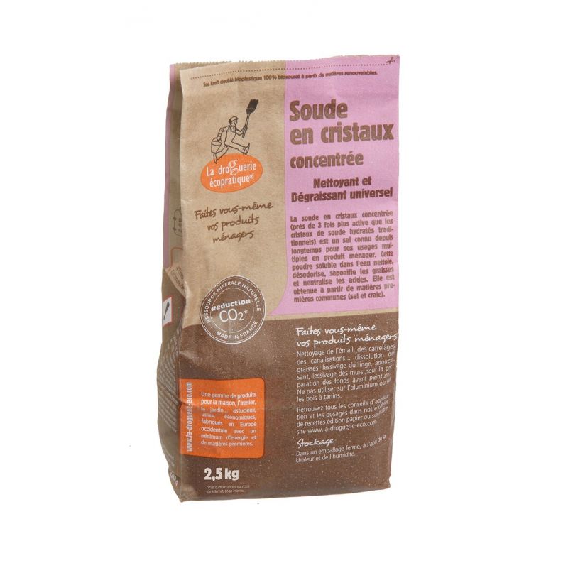 Natriumcarbonat Kristalle (konzentriert) - 2,5kg - Die ökologische Drogerie