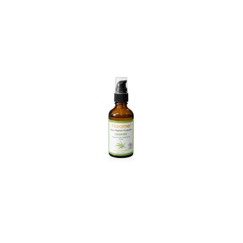 Huile végétale vierge BIO - Chanvre - 50ml - Florame