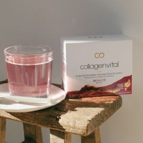 Collagen Vital Beauty, Straffheit, Elastizität, Feuchtigkeit und Faltenreduzierung - 15 Beutel, 128g - Vita