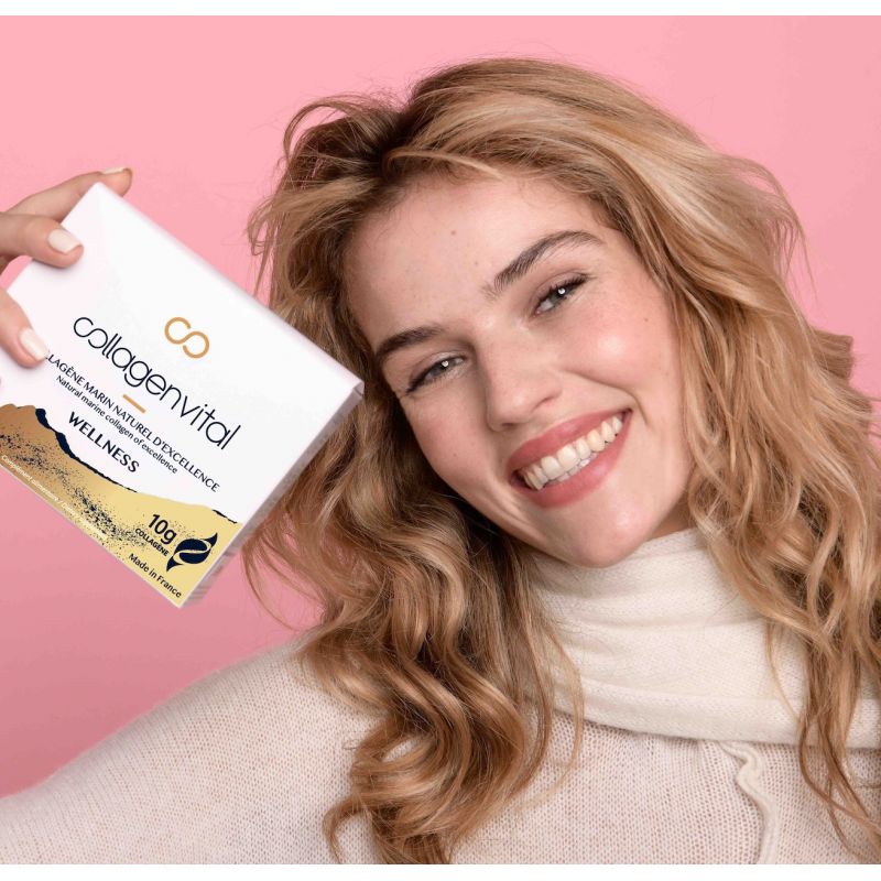 Collagen Vital Wellness - reines Meereskollagen in hoher Konzentration - 15 Beutel, 157,95g - Vita