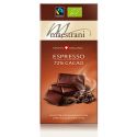 Dunkle Schweitzer Schokolade mit kaffee, 72% Cacao, Bio & Fair - 80gr - Maestrani