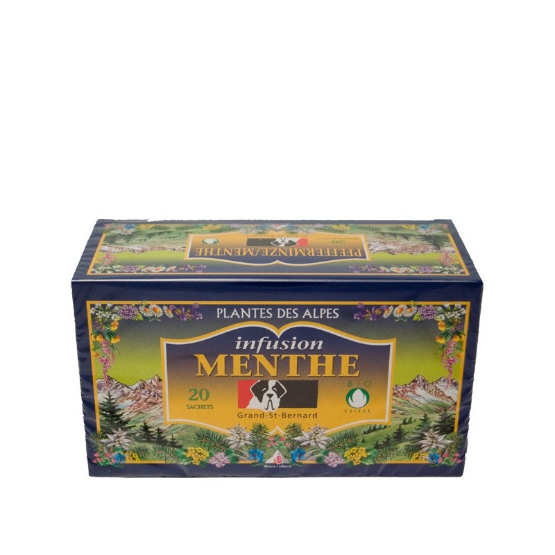 Tisane (Thé) à la Menthe - 20 sachets - Grand-St-Bernard