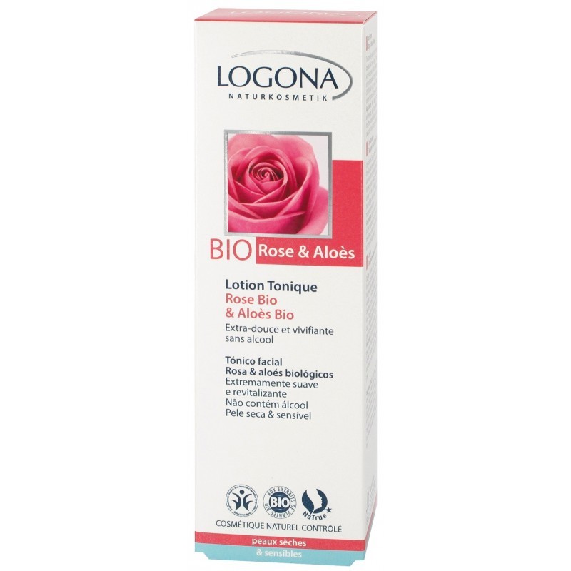 Lozione tonica, Rose Bio & Aloe bio - 100ml - Logona