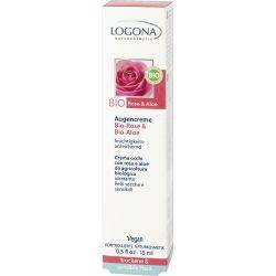Augencreme Bio-rose & Bio-aloe- 15ml - Logona
