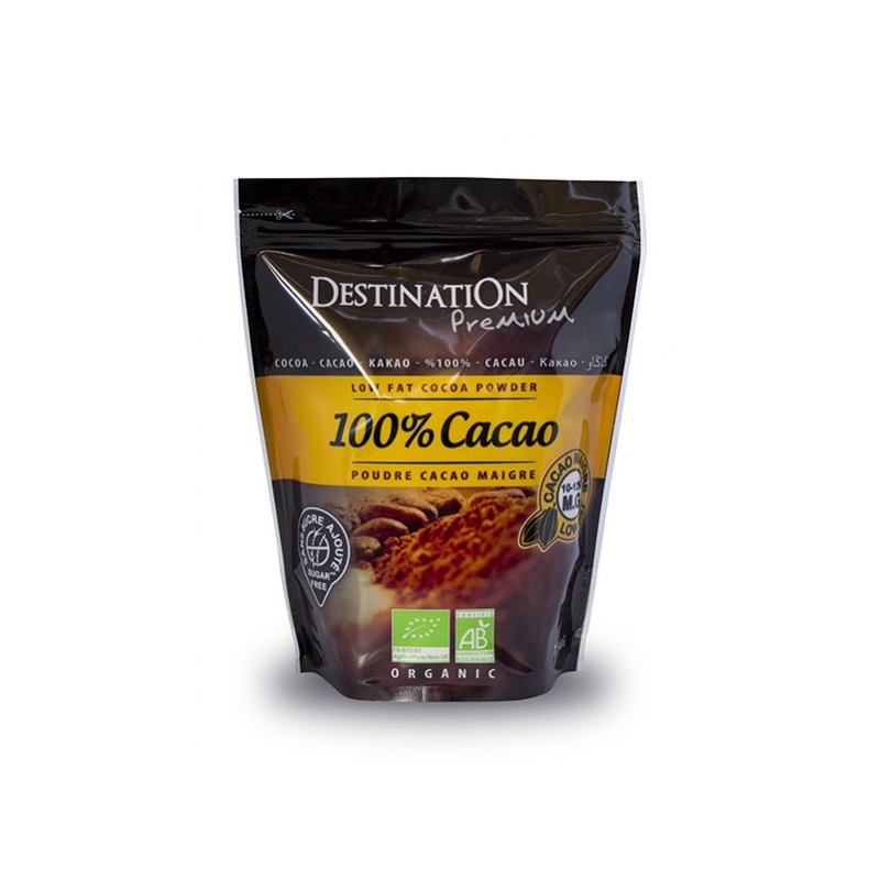 Cacao in polvere senza zucchero - 250g - destinazione