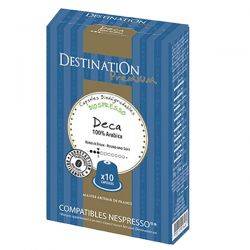 Biospresso Douceur Décaféinée N° 09, 100% Arabicas, 10 Capsules pour Nespresso® - Destination