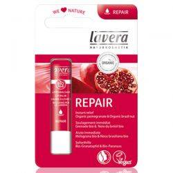 Baume à lèvres Repair, à la grenade & à l'huile de noix du brésil Bio - 4,5g - Lavera