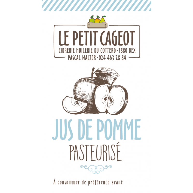 Succo di mela mestiere (pastorizzato, in box con rubinetto) - 3 o 5 Litri - Le Petit Cageot