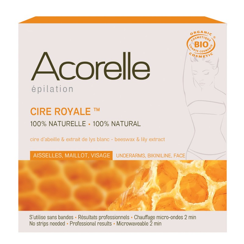 Cire Royale, Epilation Bio pour aisselles, maillot & visage - 100g – Acorelle