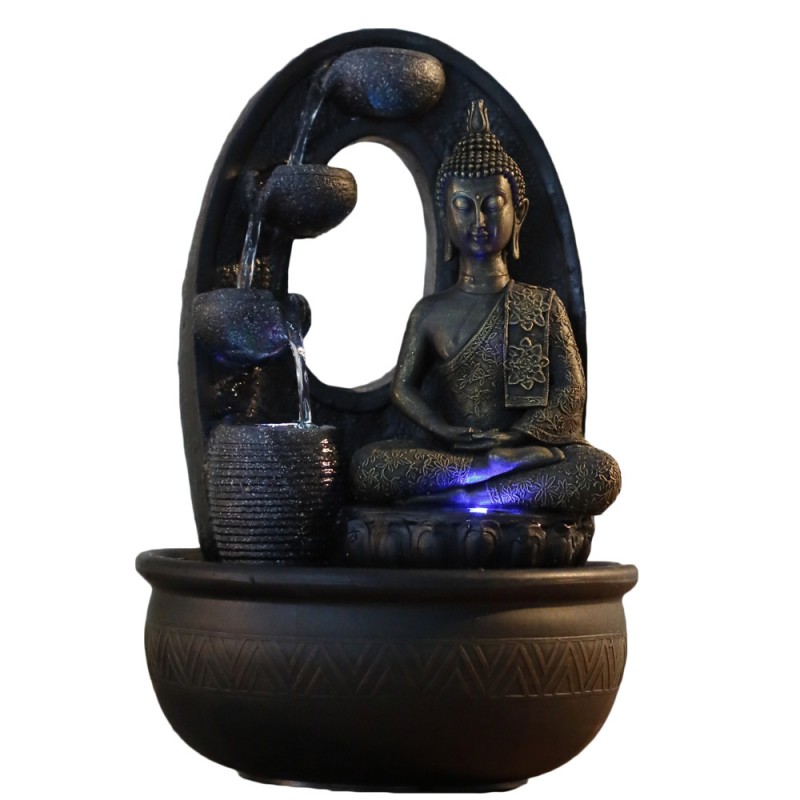 Zimmerbrunnen - Buddha "Harmonie" (mit LED-Beleuchtung) - Zen'Light