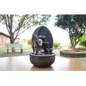 Zimmerbrunnen - Buddha "Gnade" (mit LED-Beleuchtung) - Zen'Light