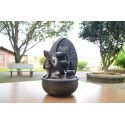 Zimmerbrunnen - Buddha "Gnade" (mit LED-Beleuchtung) - Zen'Light