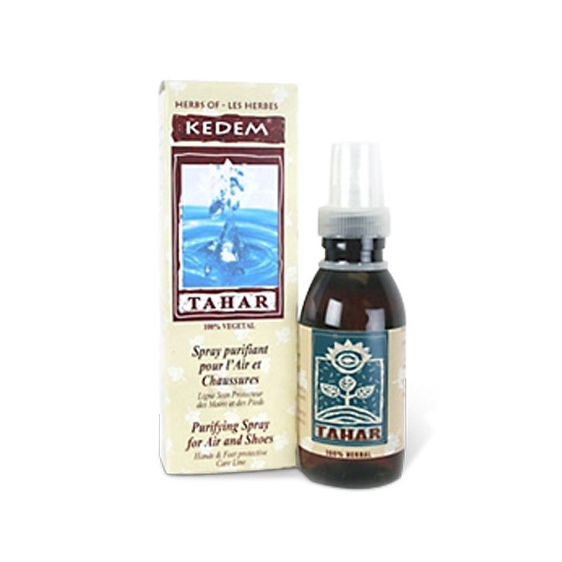 Tahar - Purifie et désodorise l'air ambiant - 250ml - Spray - Les Herbes de Kedem