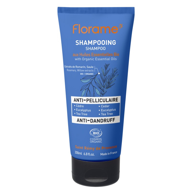 Antischuppen Shampoo (Zeder, Teebaum und Eukalyptus) - 200ml - Florame