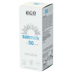 Lait solaire "Sensitive" pour peaux sensibles - Très haute protection SPF 50 - 75ml - ECO Cosmectis