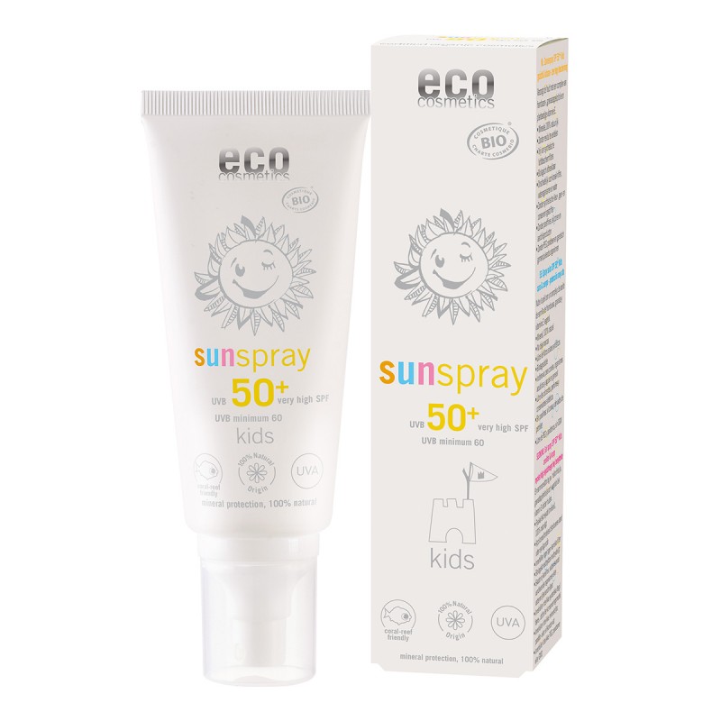 ECO Sonnenspray LSF 50+ kids sehr hoher Lichtschutz - 100ml - ECO cosmetics