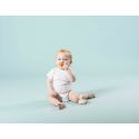 100% Naturkautschuk Baby-sauger - "Crown pacifier" Gerundet, 0 bis 3 Monate - Hevea