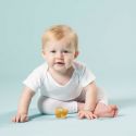 Ciucci per bambini 100% gomma naturale - "Crown pacifier" arrotondato, da 3 a 36 mesi - Hevea