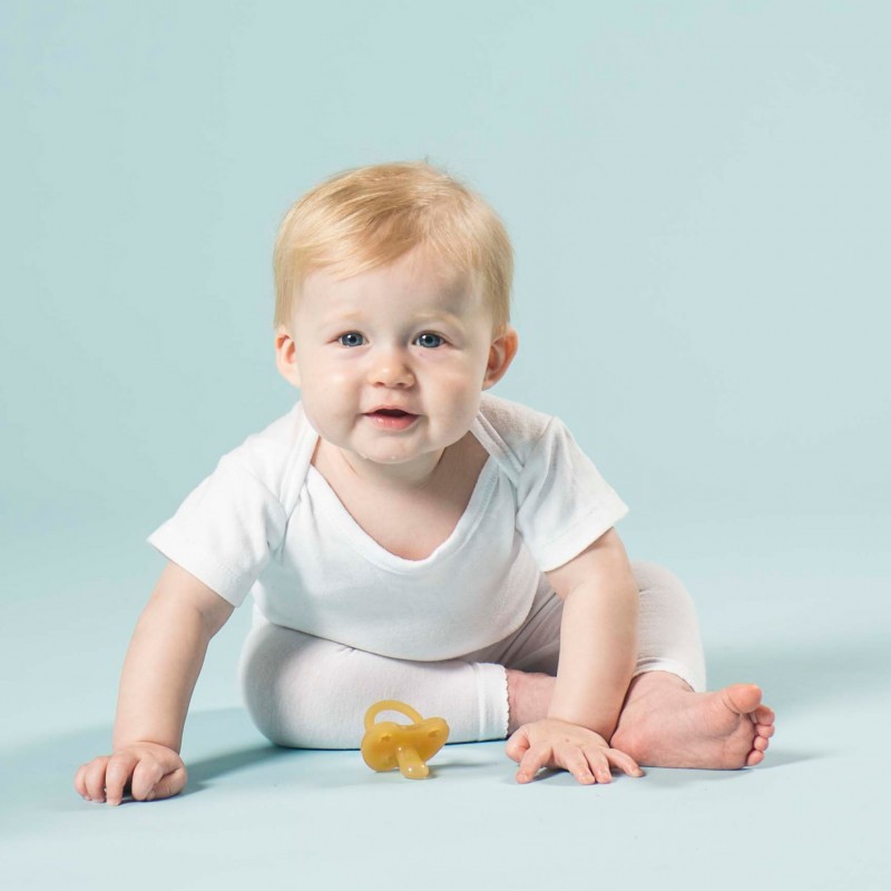 100% Naturkautschuk Baby-sauger - "Star & moon pacifier" Kieferorthopädie, 3 bis 36 Monate - Hevea