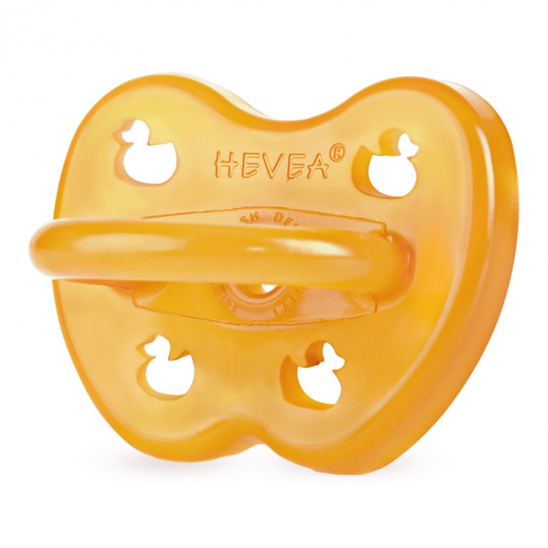 Ciucci per bambini 100% gomma naturale - "Duck Pacifier" Simmetrico, da 3 a 36 mesi - Hevea