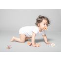 Tétines (lolettes) pour bébés 100% caoutchouc naturel - Orthodontique "Melon", 0 à 3 mois - Hevea