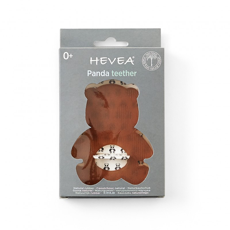 Zahnpflege-Spielzeug aus Naturkautschuk, Panda - Hevea