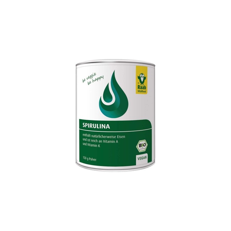 Spiruline BIO en poudre - 150g - Raab Vitalfood