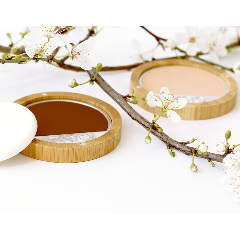 Kompakt-Makeup Grundierung  (Nachfüller) - N°732, Rosenblüte - 7,5g - Zao Make-Up