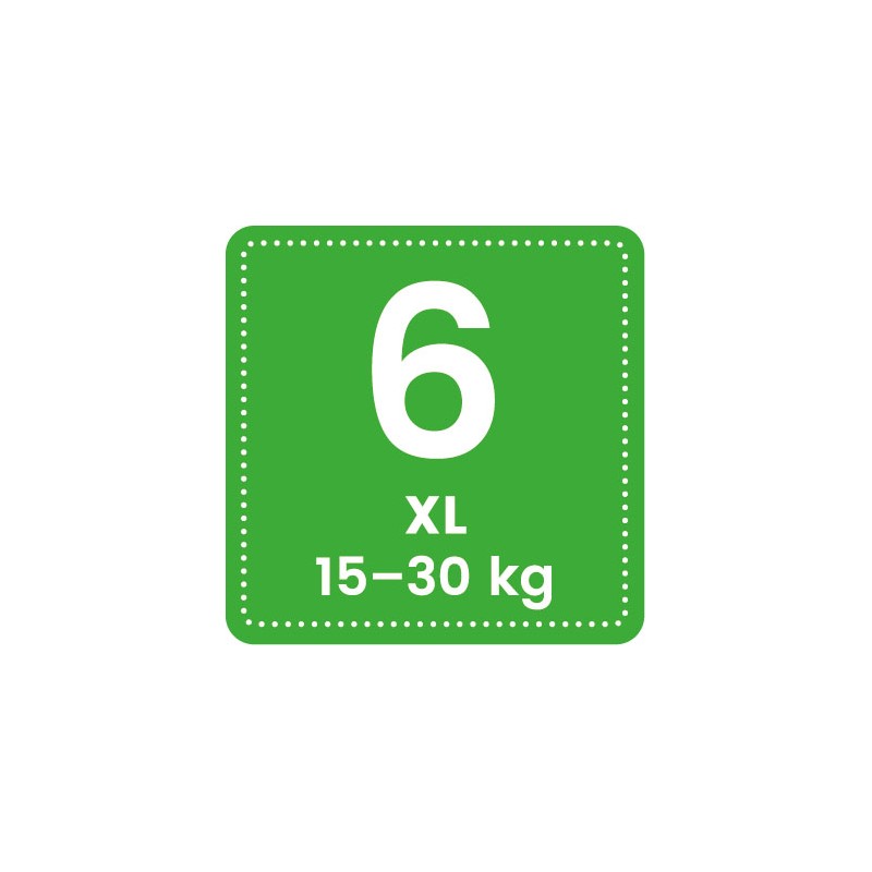 Pannolini per il bambino, svizzero ed ecologico - XL (15-30kg), 2x 32pz - Pingo