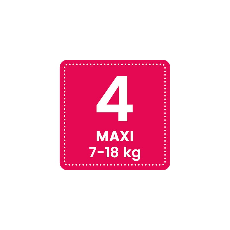Pannolini per il bambino, svizzero ed ecologico - Maxi (7-18kg),2x 40pz - Pingo