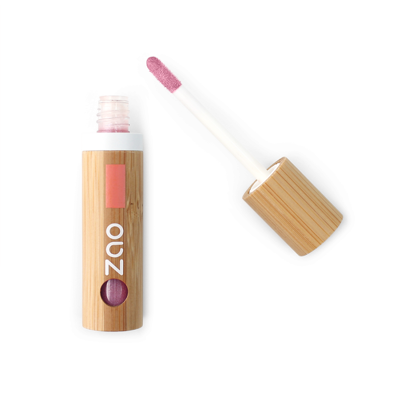 Lip gloss BIO, 100% natürlicher Ursprung - N° 011, Rose - Zao