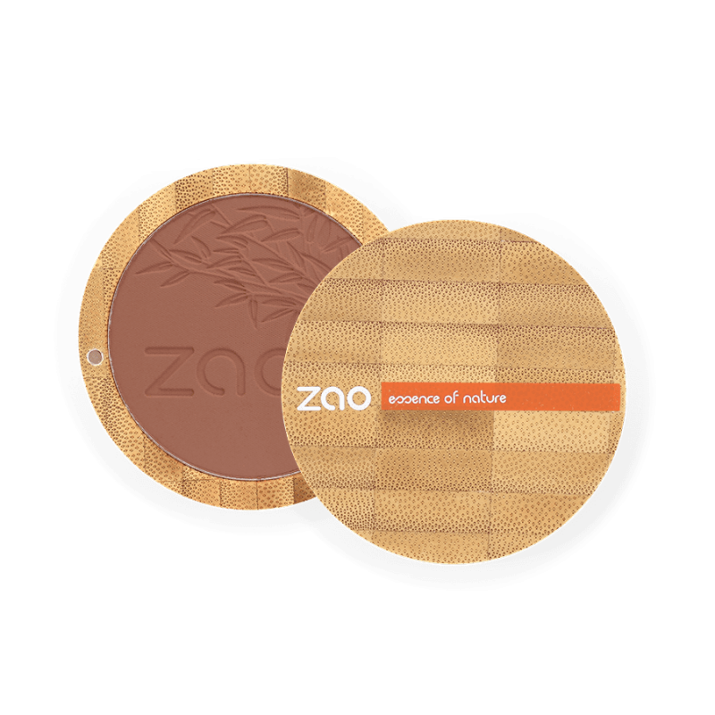 Puderrouge kompakt, Bio & Vegan - N° 321, Brown orange - Zao