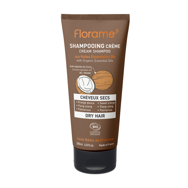 Shampooing Crème BIO pour Cheveux Secs - 150ml - Florame