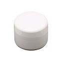 Vasetti crema PP Bianco lucido, completo (con disco e coperchio) - 1x 15ml