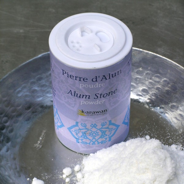 Pierre d'Alun Potassium - En poudre avec boîte saupoudroir -  90g - Karawan