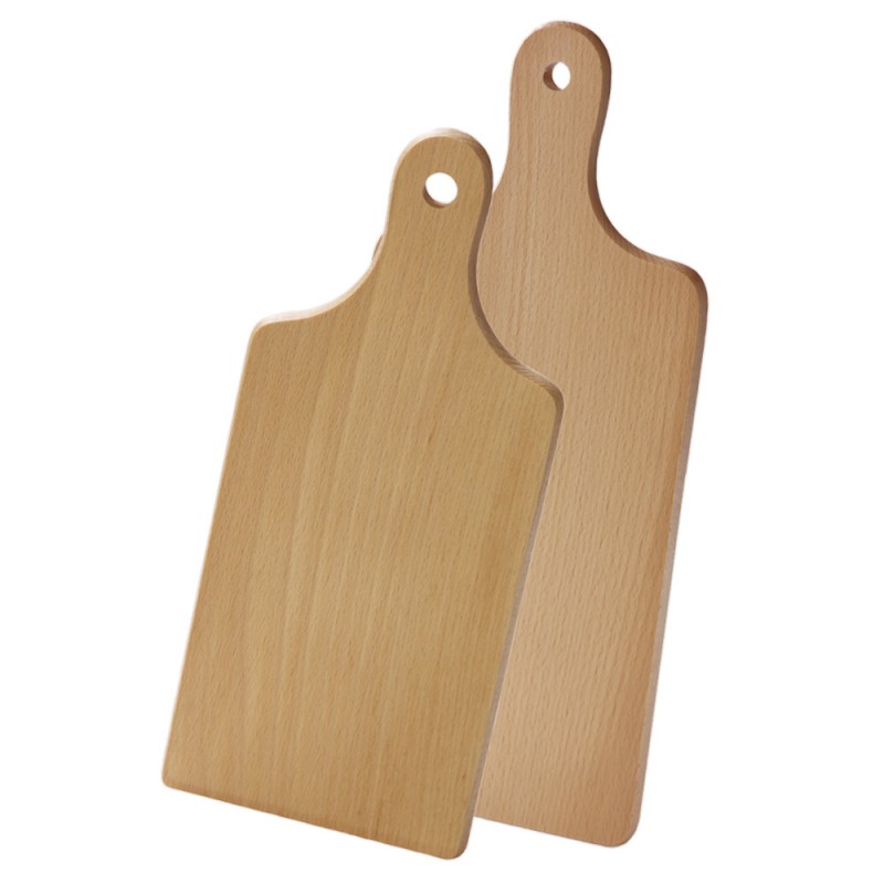 Küchenplatte aus geölter Buche mit Griff, FSC-zertifiziert - 16 x 37 x 1,5cm - Ah Table