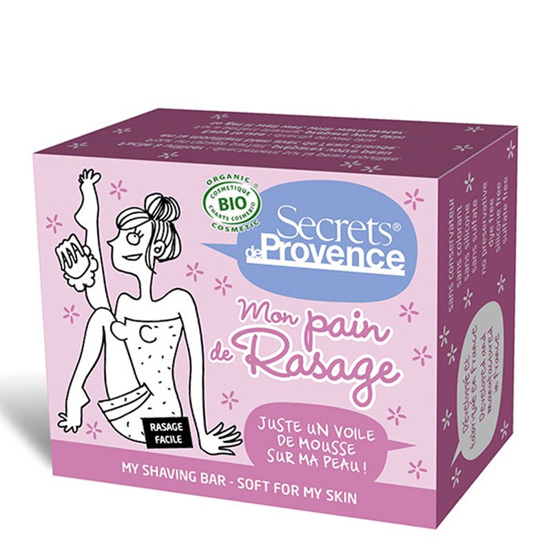 Meine Seife zum Enthaaren, für Frauen Bio - 90g - Secrets de Provence