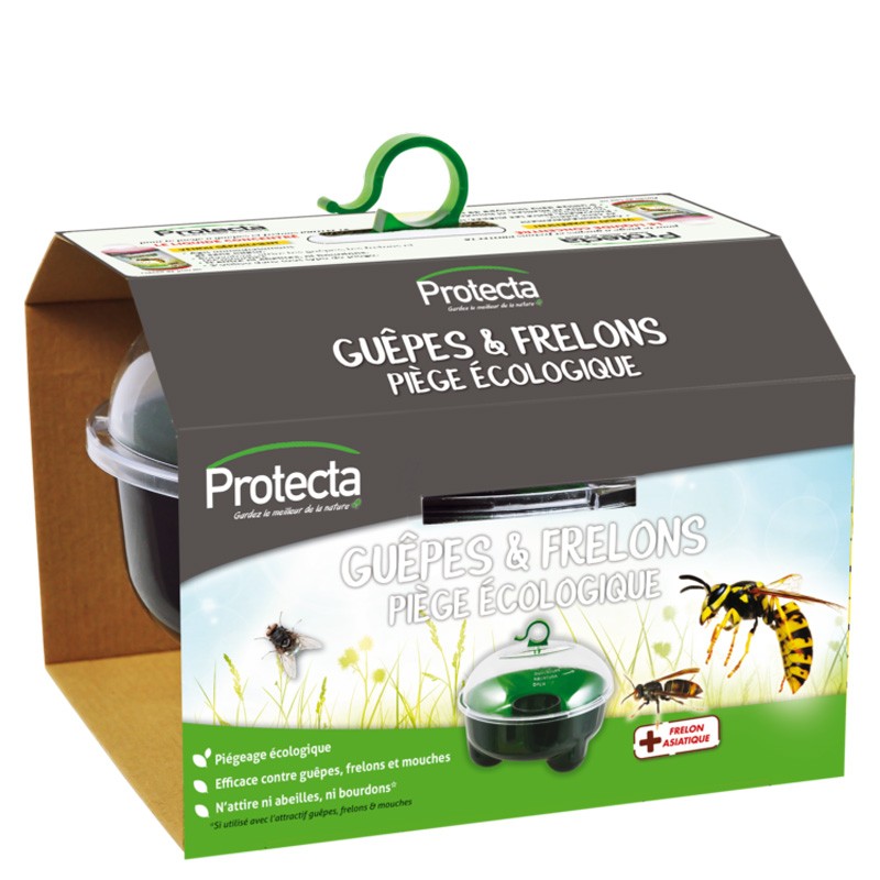 Ökologische zweifarbige Wespen- und Hornistenfalle - 2,4 L - Protecta