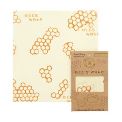 Emballage naturel pour aliment, en coton bio et cire d'abeille - MOD - Bee's Wrap